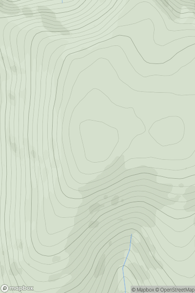 Thumbnail image for Hill of Strone [Braemar to Montrose] [NO287729] showing contour plot for surrounding peak